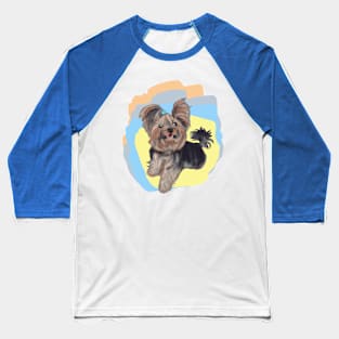 Yorkshire Terrier Baseball T-Shirt